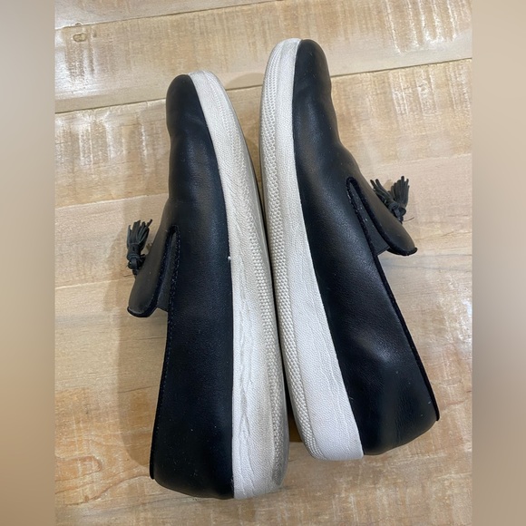 Fitflop Womens black loader slipper shoes tassel well worn - Picture 3 of 9